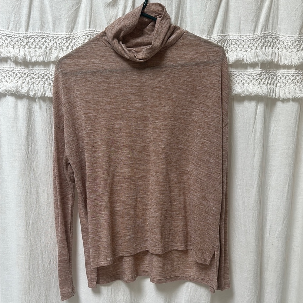 Cozy Brown Turtleneck Sweater